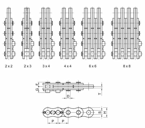 ANSI Standard BL Series Leaf Chain - Image 2