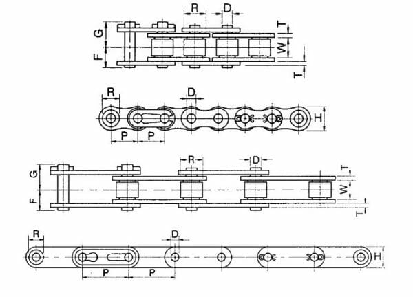 Self Lube Roller Chain - SL Series - Image 2