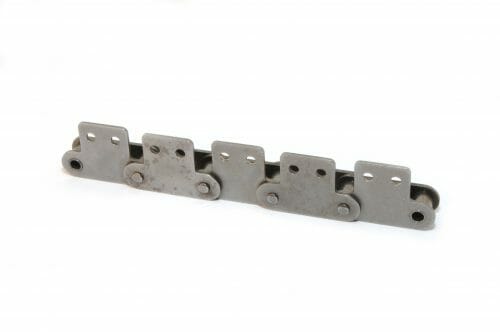 ANSI Standard Double Pitch Roller Chain With Attachments