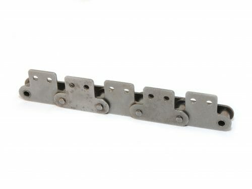 ANSI Standard Double Pitch Roller Chain With Attachments