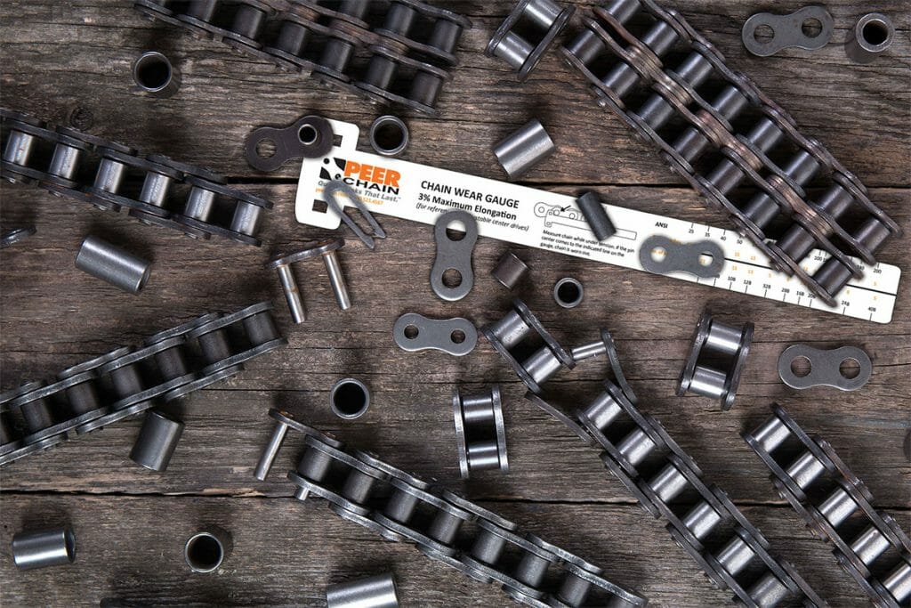 Roller Chain Stretch Chart PEER Chain