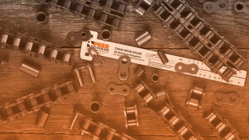 roller chain wear gauge