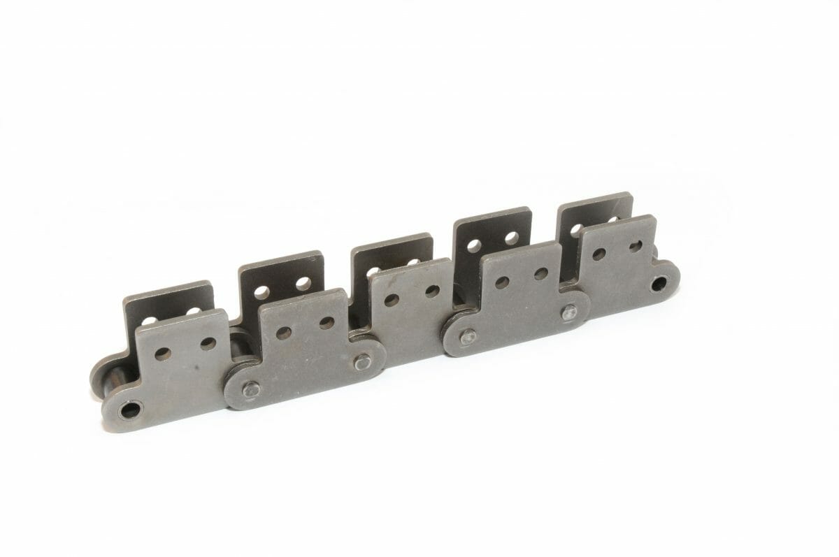 C2060HR SK-2 /
C2062HR SK-2 - ANSI Standard Double Pitch Roller Chain SK-2 Attachment
