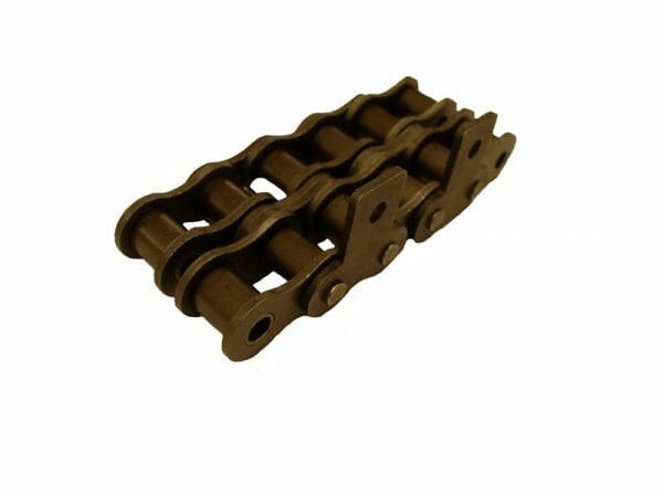 40-2R SA-1 - ANSI Standard Double-Strand Roller Chain - SA-1 Attachment